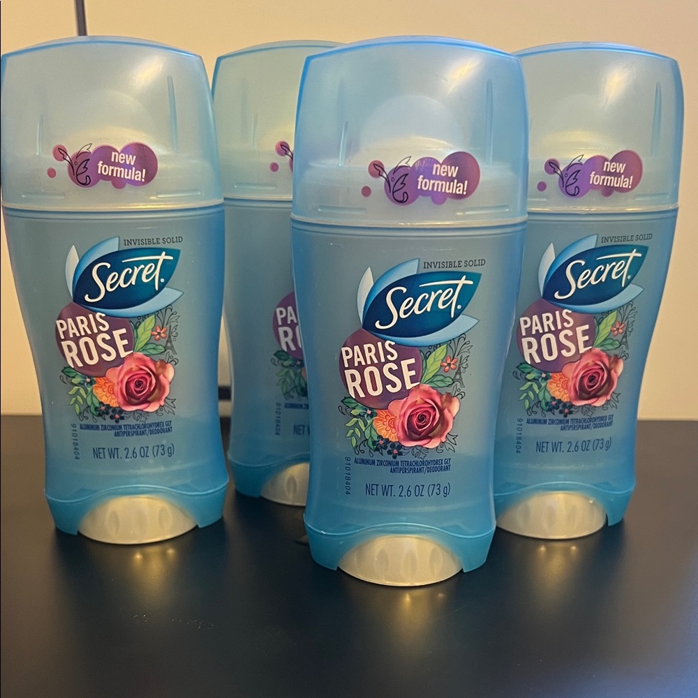 Paris Rose Invisible Solid Deodorant - Blue